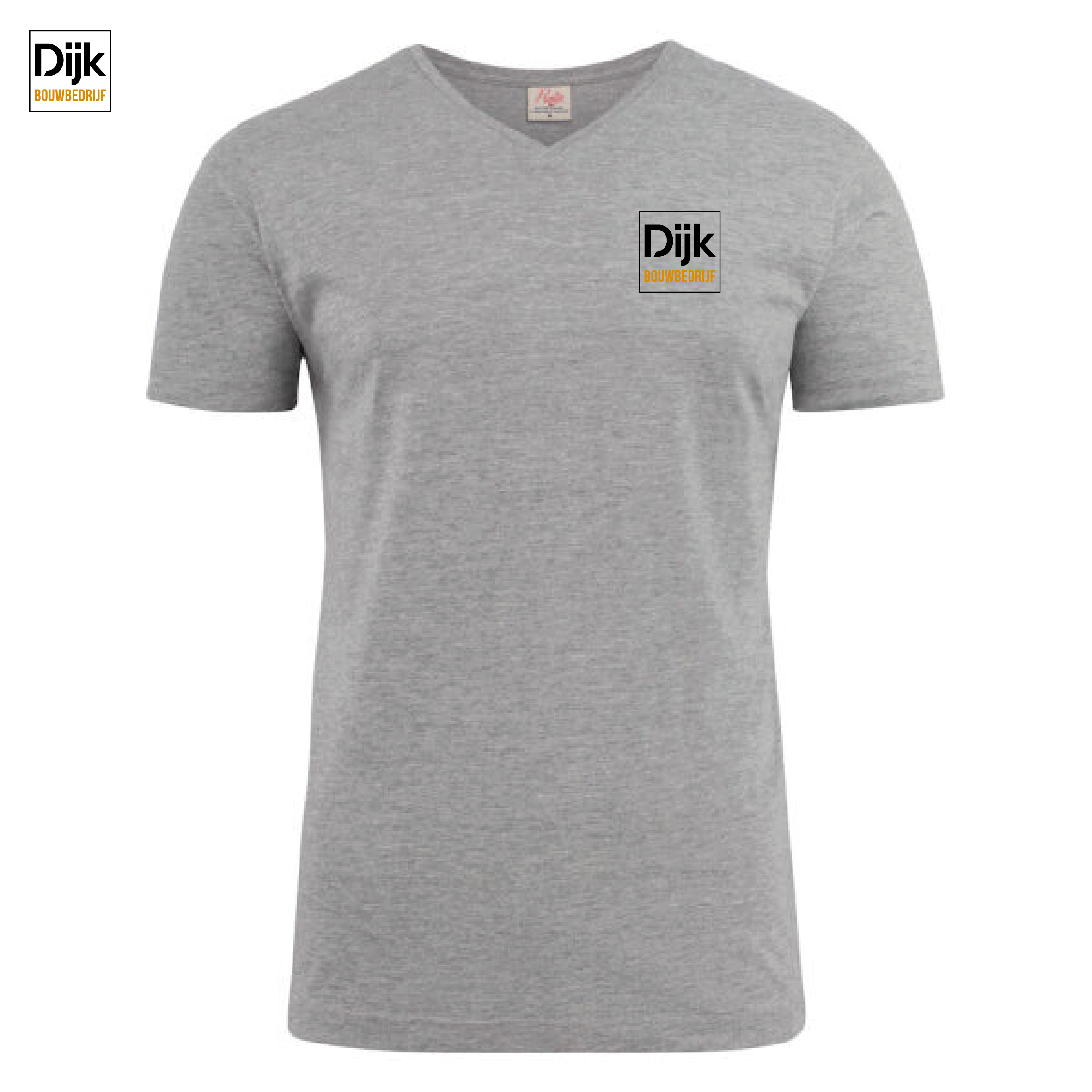 Bouwbedrijf van Dijk Heavy V-neck T-Shirt Heren